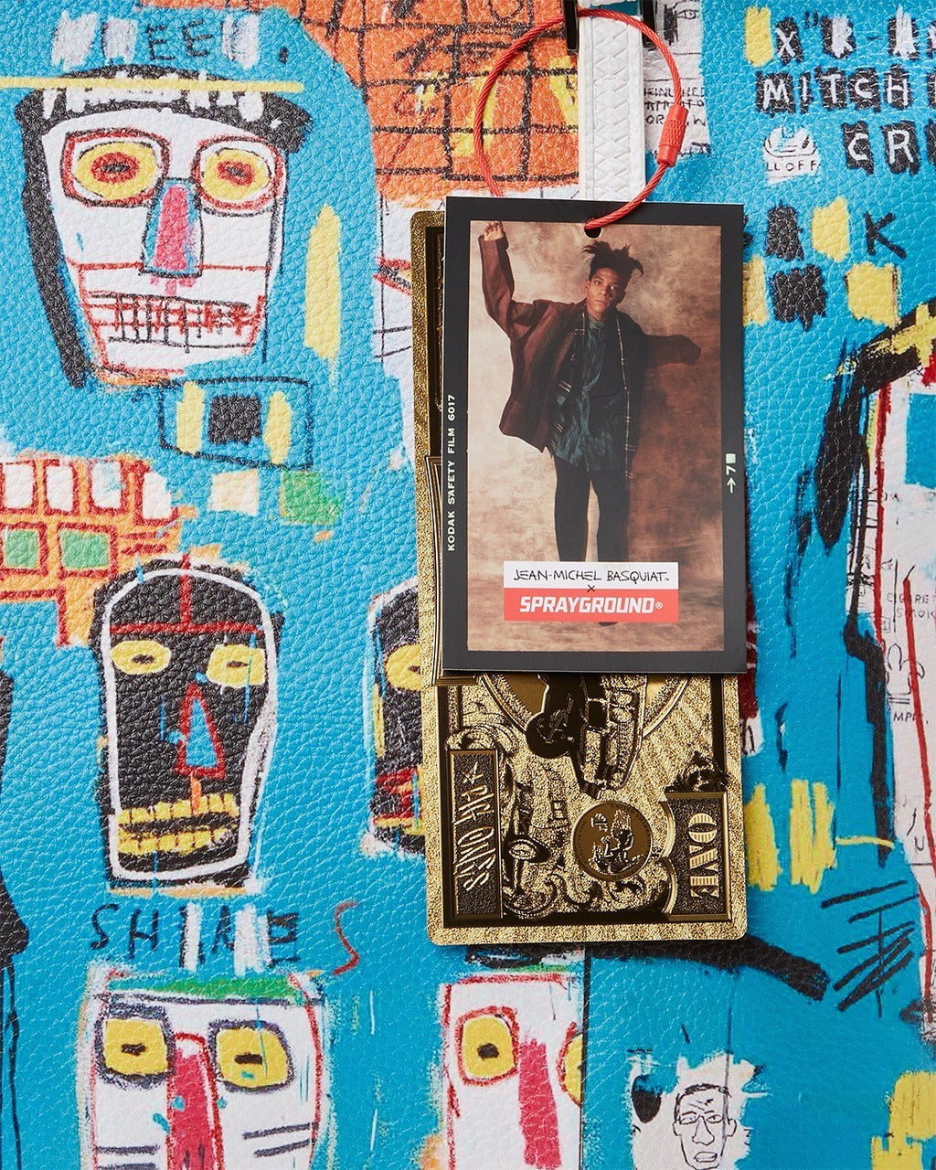 Sprayground Official Basquiat Mitchell Crew 1983 Tote Bag Limited Edition New
