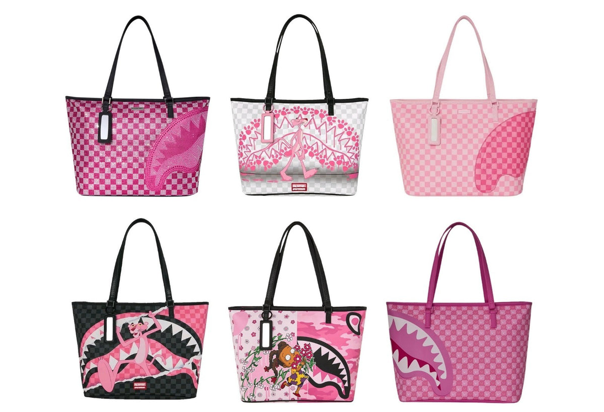 🔥🔥 Sprayground Pink Tote Bag Collection Choose Your Style  Limited Edition New