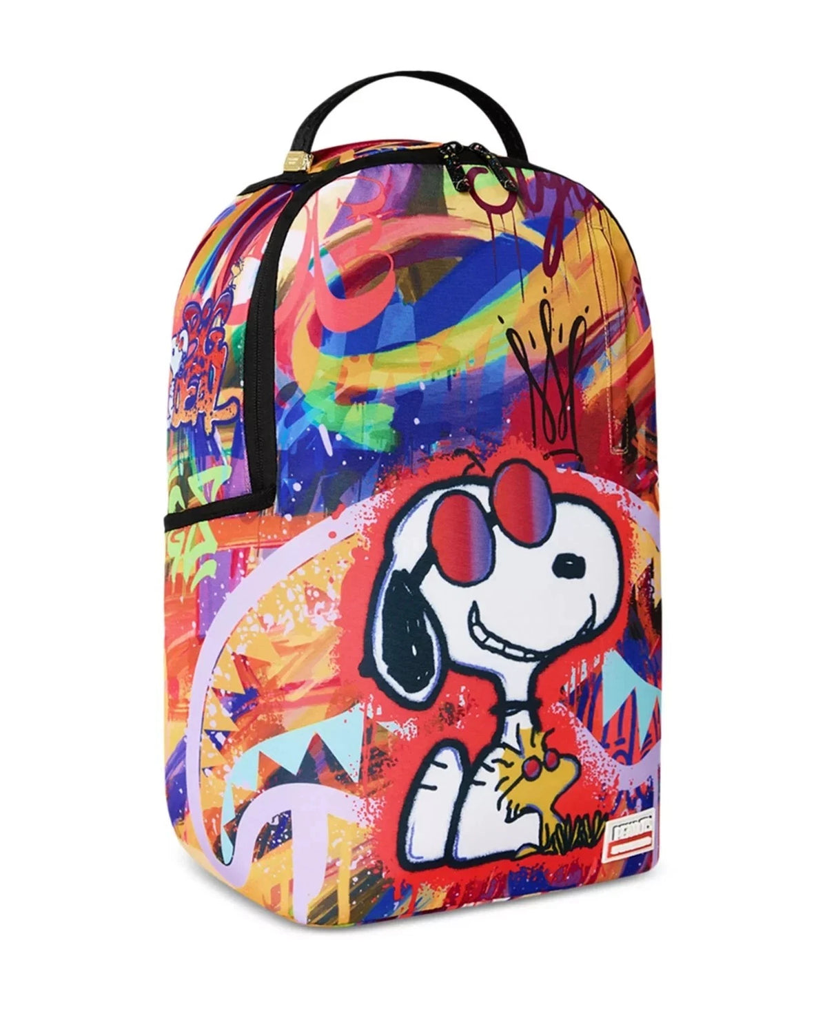 🔥🔥 Sprayground x Snoopy Street Art Backpack New Black Bookbag Large 💥💥