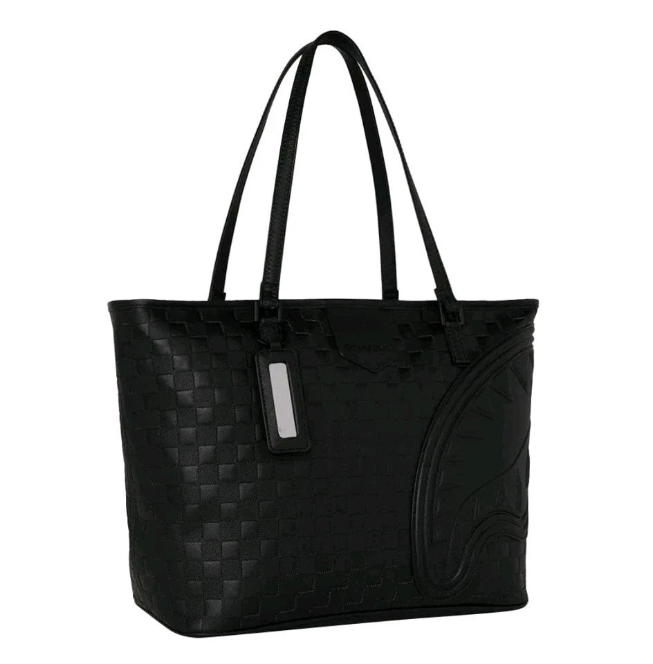 🔥🔥 SPRAYGROUND THE GHOST MAISON TOTE BLACK ON BLACK LIMITED EDITION