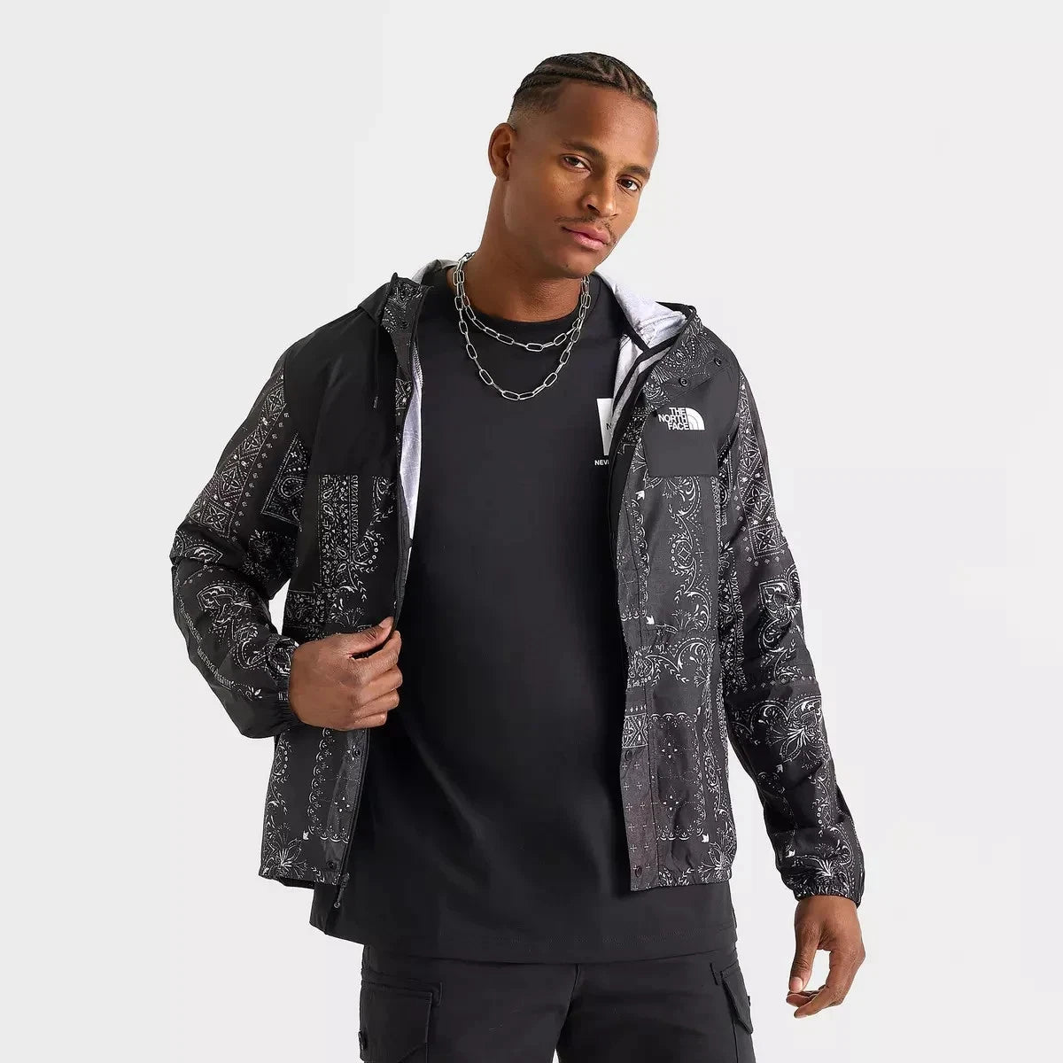🔥🔥 The North Face Printed Mountain Jacket Men NF0A8GRY/001