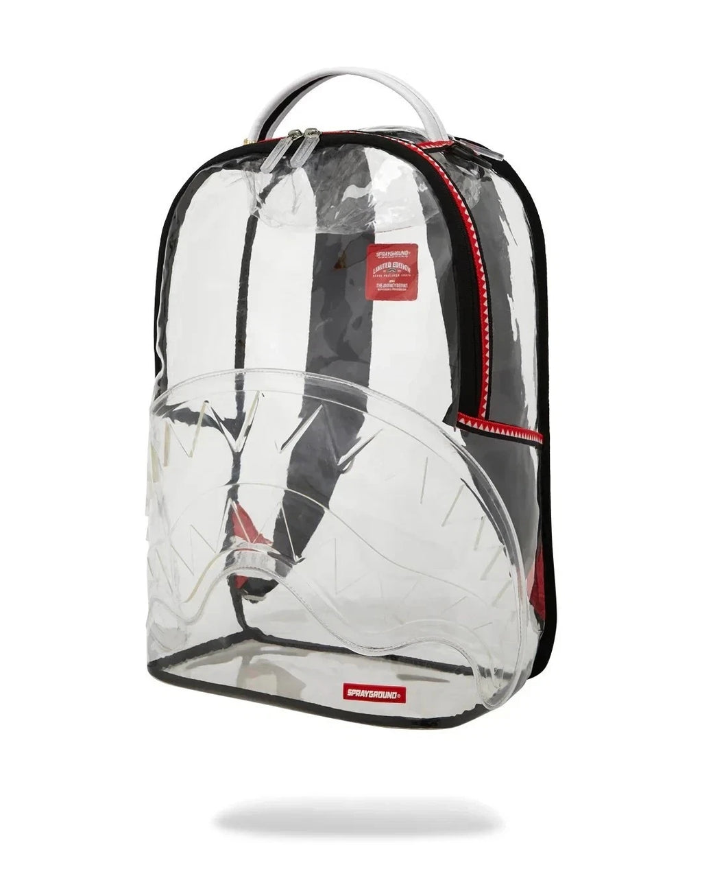 🔥🔥 FULLY CLEAR EMBOSSED BOSS BACKPACK 💥💥💥