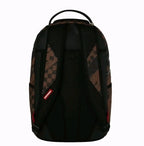 SPRAYGROUND LIMITED EDITION BACKPACK SMEARED GRUNGE SHARK BROWN BLACK SHARK NEW
