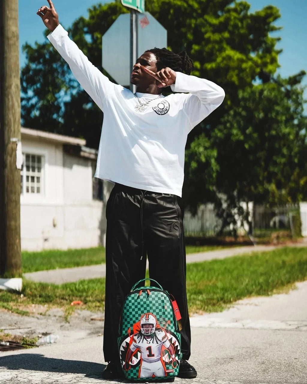 SPRAYGROUND X MALACHI TONEY BACKPACK SOLDOUT FOREVER LIKITED EDITION