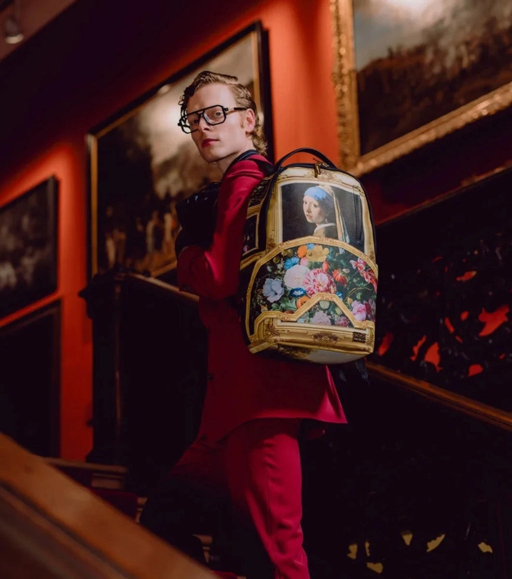 🔥🔥Sprayground bag MAURITSHUIS MUSEUM THE COLLECTION COLLAB BACKPACK 💥💥