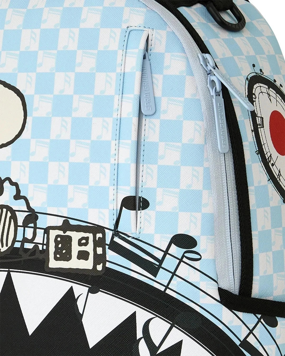 🔥🔥 Sprayground PEANUTS SNOOPY TUNED UP & TUNED OUT BACKPACKBlack Blue Bookbag