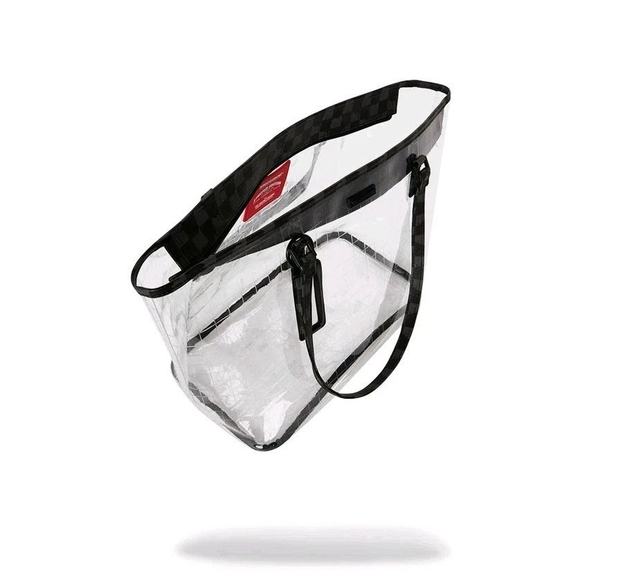 🔥🔥 Sprayground FULLY CLEAR SHARKS IN PARIS TOTE travel bag