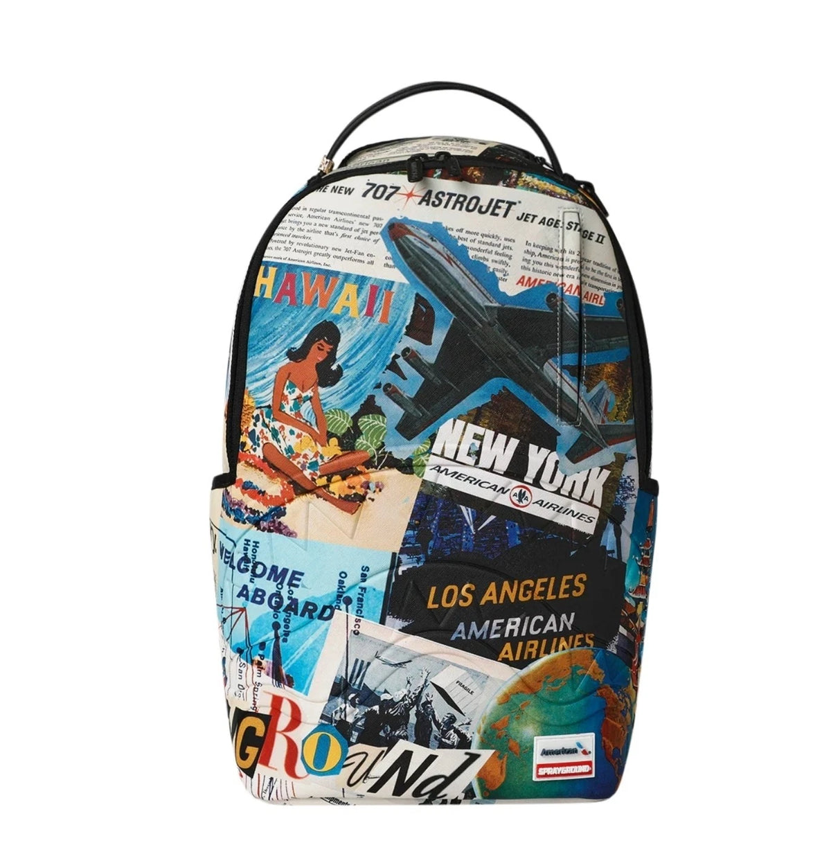 🔥🔥 Sprayground Backpack AMERICAN AIRLINES 100 YRS - WELCOME ABOARD BACKPACK