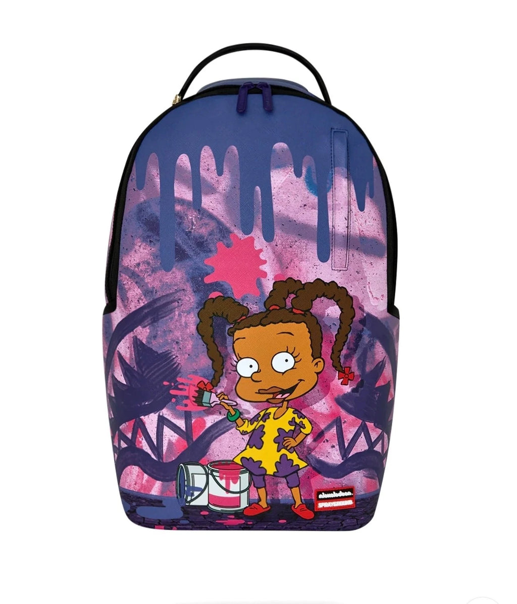🔥🔥 Sprayground Susie LOVE TO PAINT Backpack New Black Bookbag Large School Bag