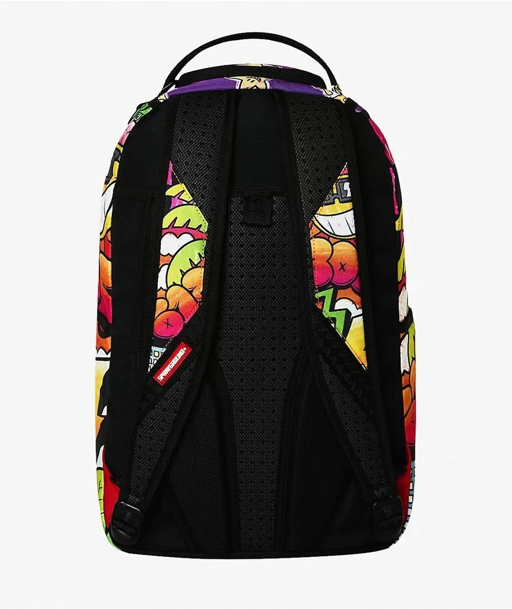 🔥🔥 Sprayground Miami Doodle Daydream Backpack New Black Bookbag School Bag 💥