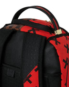 Sprayground DIVIDE & CONQUER Backpack🔥Black Red Travel Bookbag School Bag