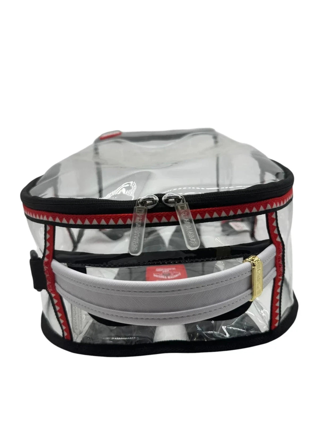 🔥🔥 FULLY CLEAR EMBOSSED BOSS BACKPACK 💥💥💥