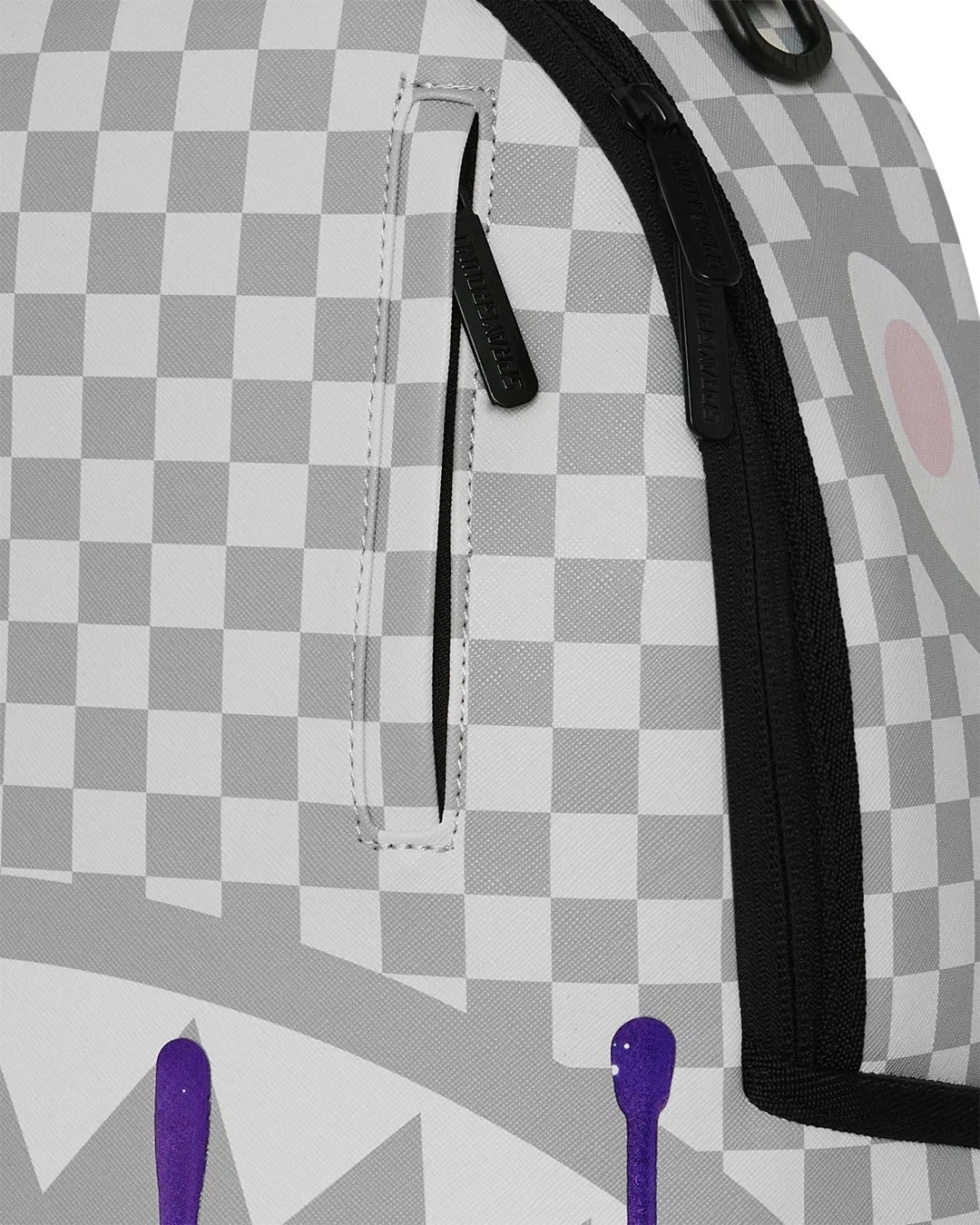 🔥🔥 Sprayground COSMIC CHAOS BackpackNew Black Purple Bookbag School Travel Bag