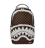 🔥🔥Sprayground Tear Away Checker DLXSV Backpack Black Bookbag Large School Bag