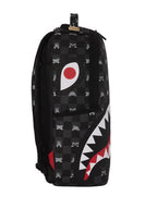 🔥 Sprayground Peeking Characters Backpack New Black Check Bookbag School Bag