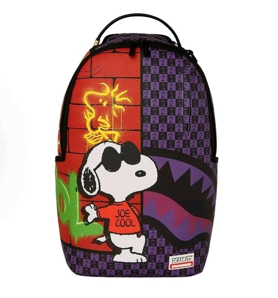 🔥🔥 Sprayground x Snoopy Joe Cool DLXR New schoolbag Bookbag 💥💥