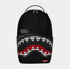 🔥🔥 Sprayground Central Wave Backpack New Black Bookbag Large School Bag