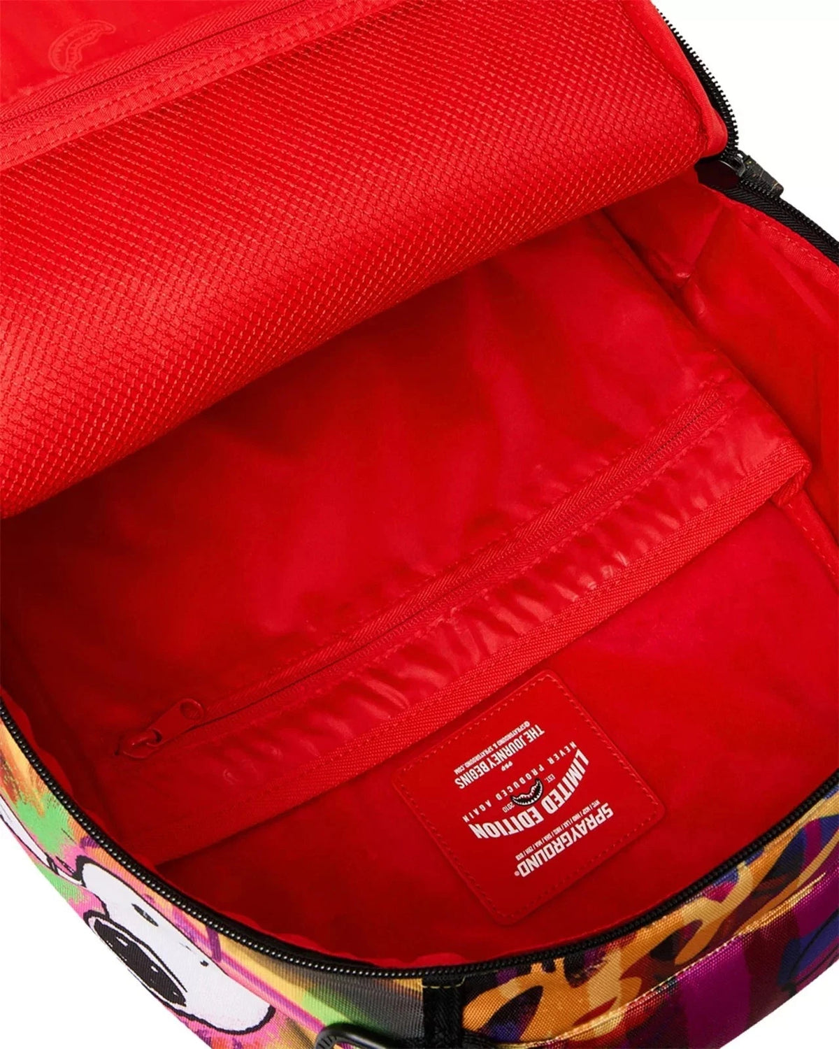 🔥🔥 Sprayground x Snoopy Street Art Backpack New Black Bookbag Large 💥💥