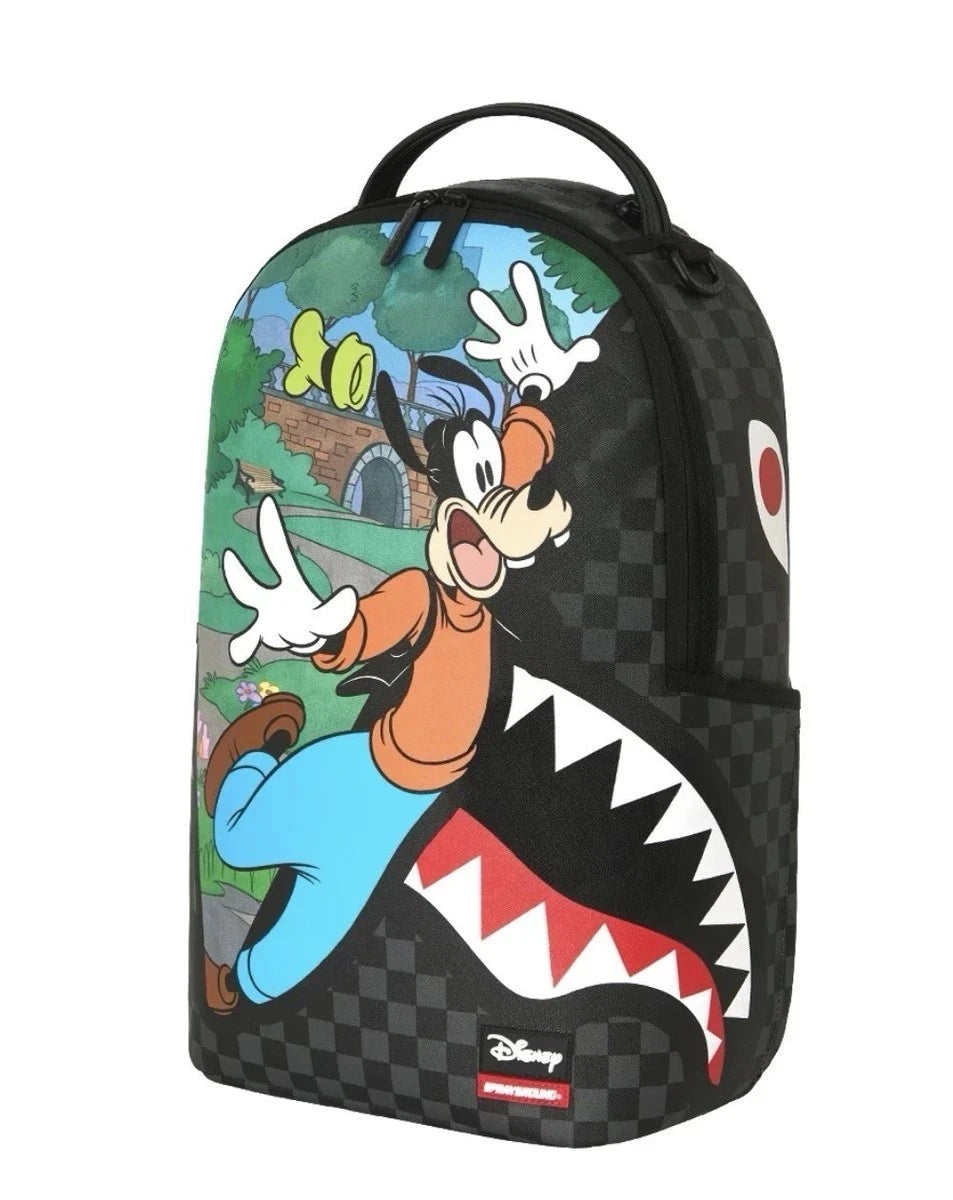 🔥🔥SPRAYGROUND LIMITED EDITION BACKPACK DISNEY GOOFY CURTAIN REVEAL New Bag