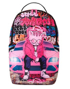 🔥🔥 Sprayground Kitty Cash Whatever Backpack New Black Bookbag Large School Bag