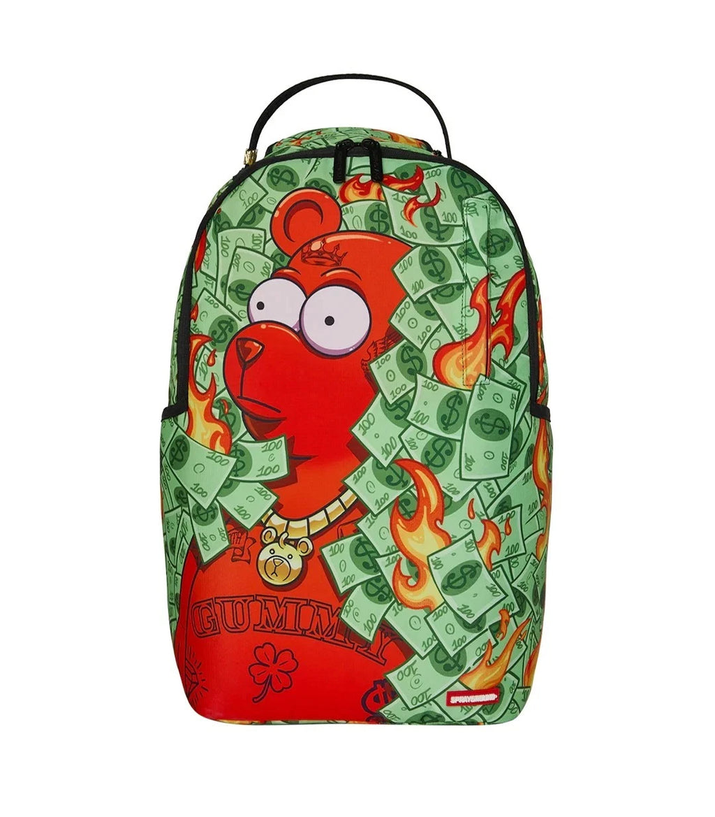 SPRAYGROUND - DIABLO DINERO BEAR IN BUSHES BACKPACK - B8786