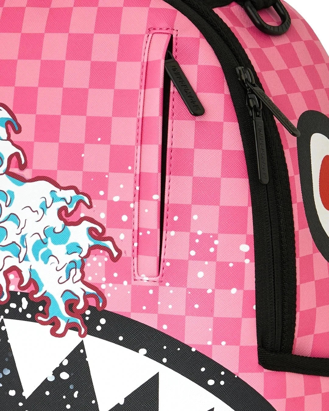 Sprayground Street Art Creative Backpack🔥New Black Bookbag Large School Bag