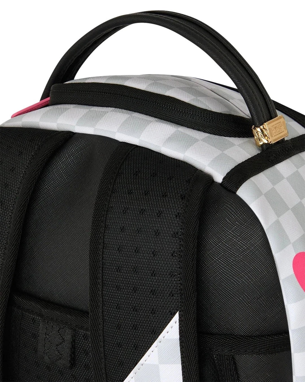 🔥🔥 Sprayground Pink Panther Paw Prints Check Backpack Bookbag School Bag