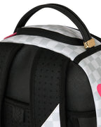 🔥🔥 Sprayground Pink Panther Paw Prints Check Backpack Bookbag School Bag