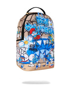 🔥🔥 Sprayground Smurfs Big Mural Backpack New Pitufos Bookbag Large School Bag