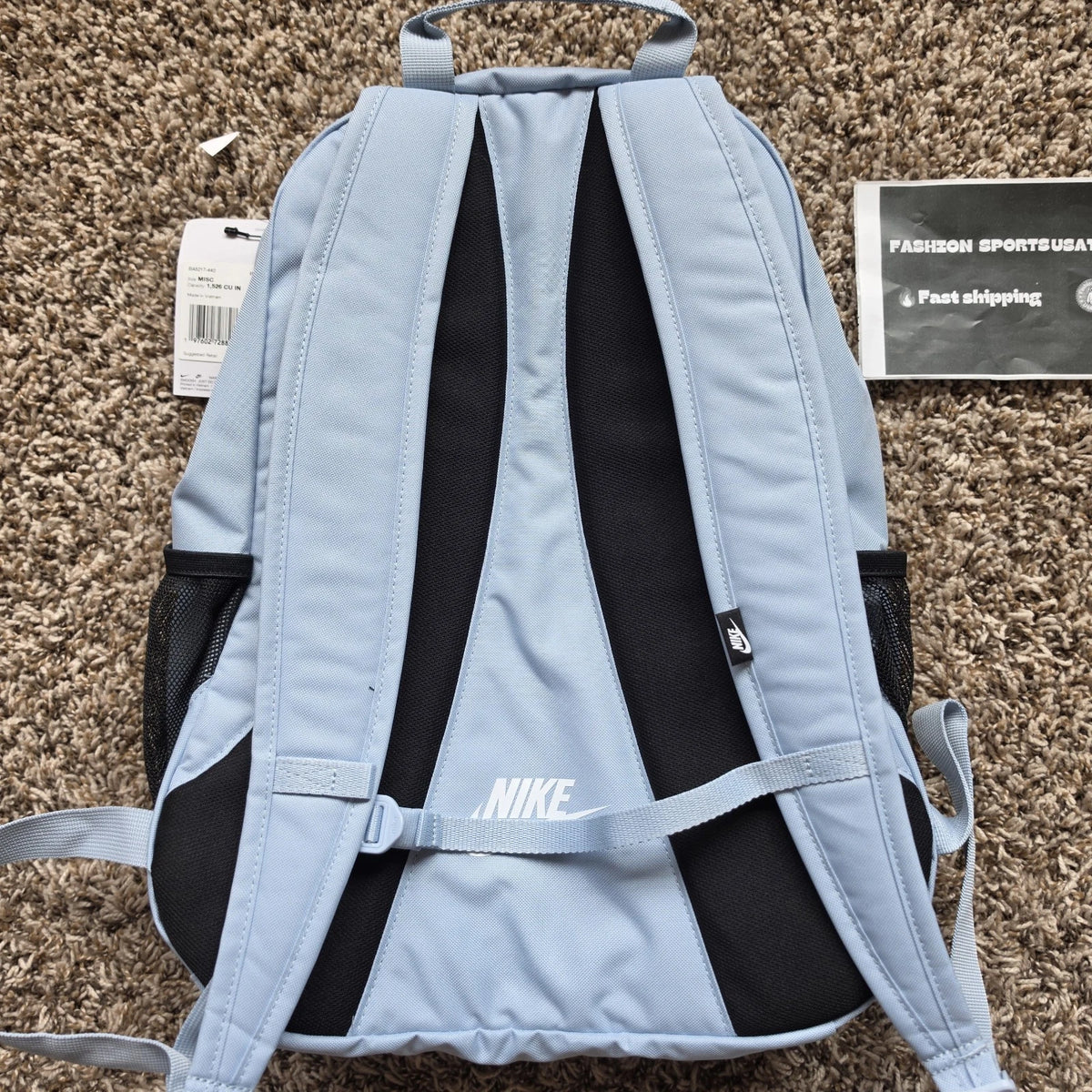 🔥🔥Nike Backpack Hayward 2.0 Futura Blue School Gym Travel Bag BA5217 440 25L