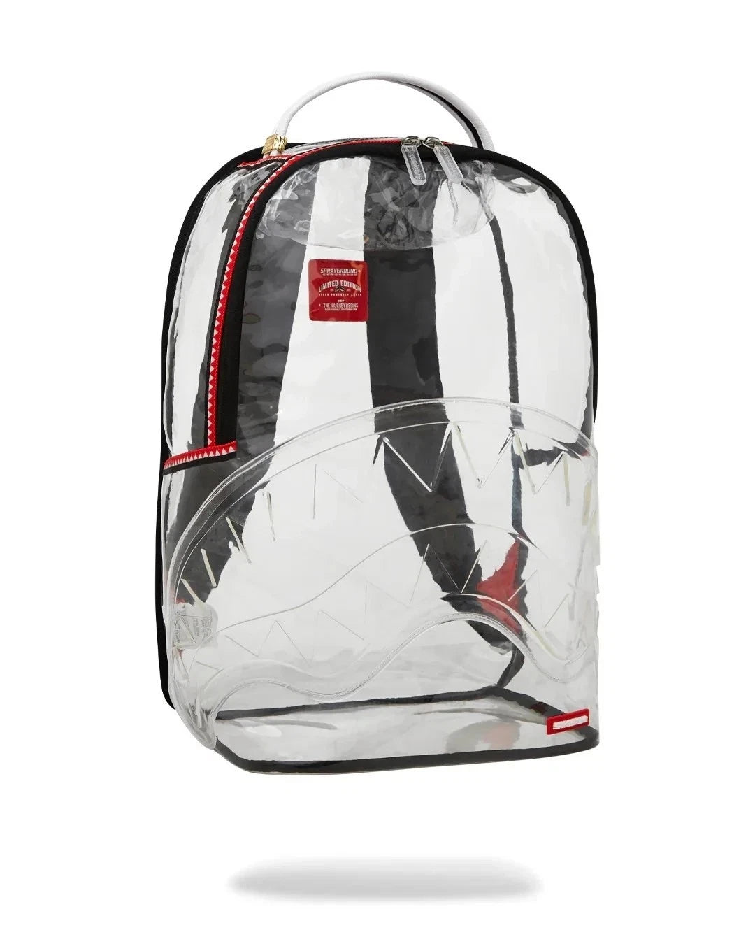 🔥🔥 FULLY CLEAR EMBOSSED BOSS BACKPACK 💥💥💥