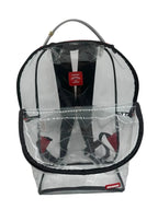 🔥🔥 FULLY CLEAR EMBOSSED BOSS BACKPACK 💥💥💥