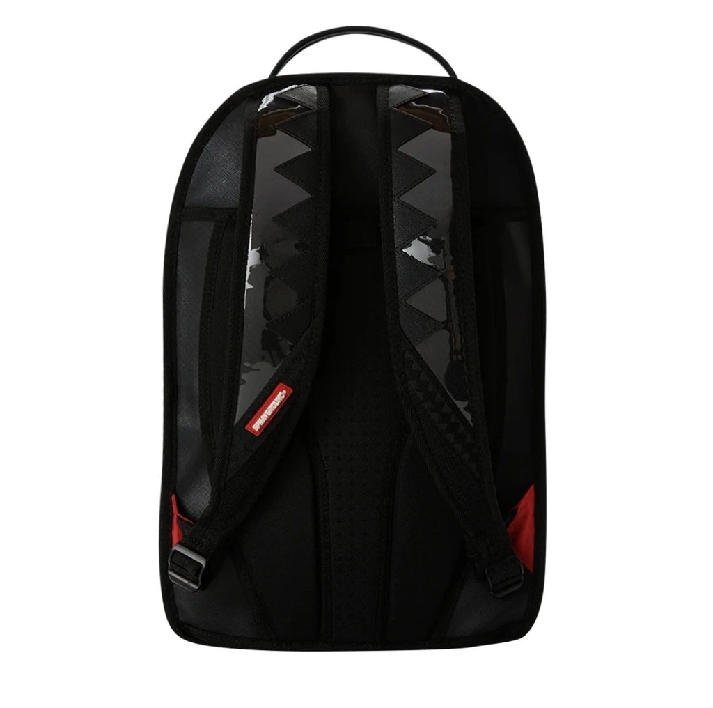 🔥🔥 Sprayground SHARK CENTRAL - CLEAR BACKPACK New Black Bookbag LargeSchool