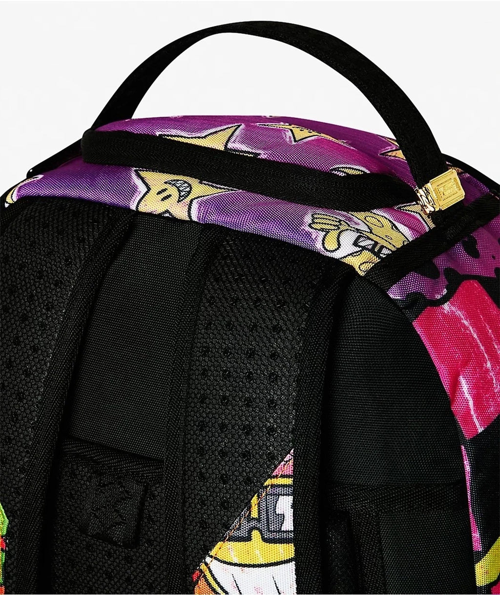 🔥🔥 Sprayground Miami Doodle Daydream Backpack New Black Bookbag School Bag 💥