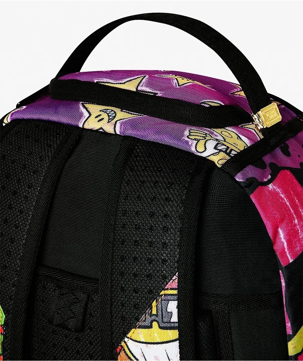 🔥🔥 Sprayground Miami Doodle Daydream Backpack New Black Bookbag School Bag 💥