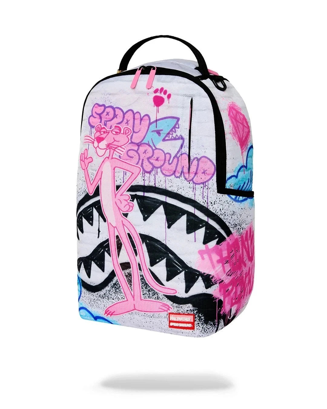 🔥🔥Sprayground Pink Panther HEIST MURAL Backpack Bookbag Large School Bag