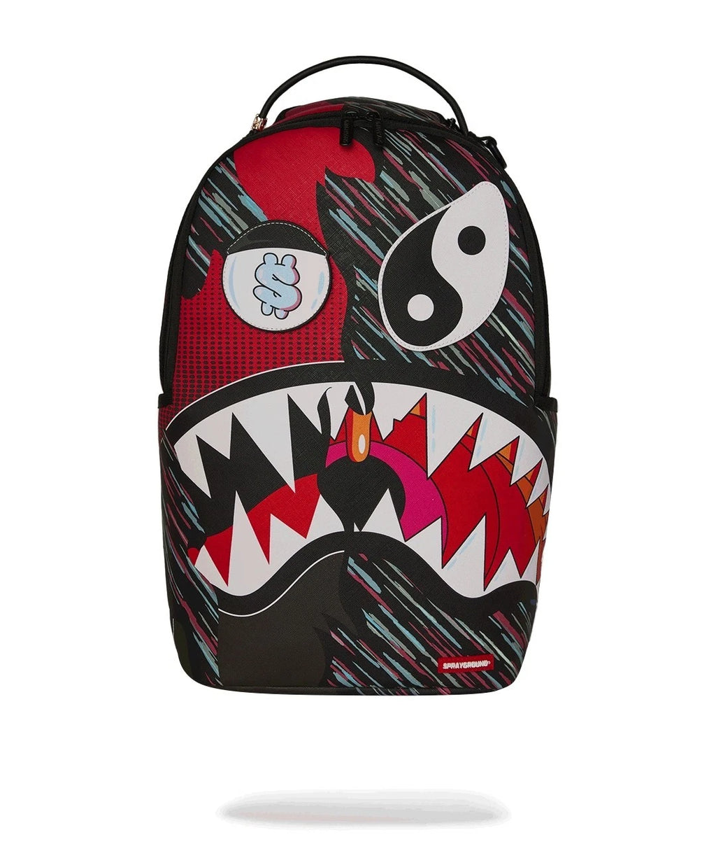 🔥100% Authentic SpraygroundHyper Driven Eyes Patch Backpack New Large Bookbag