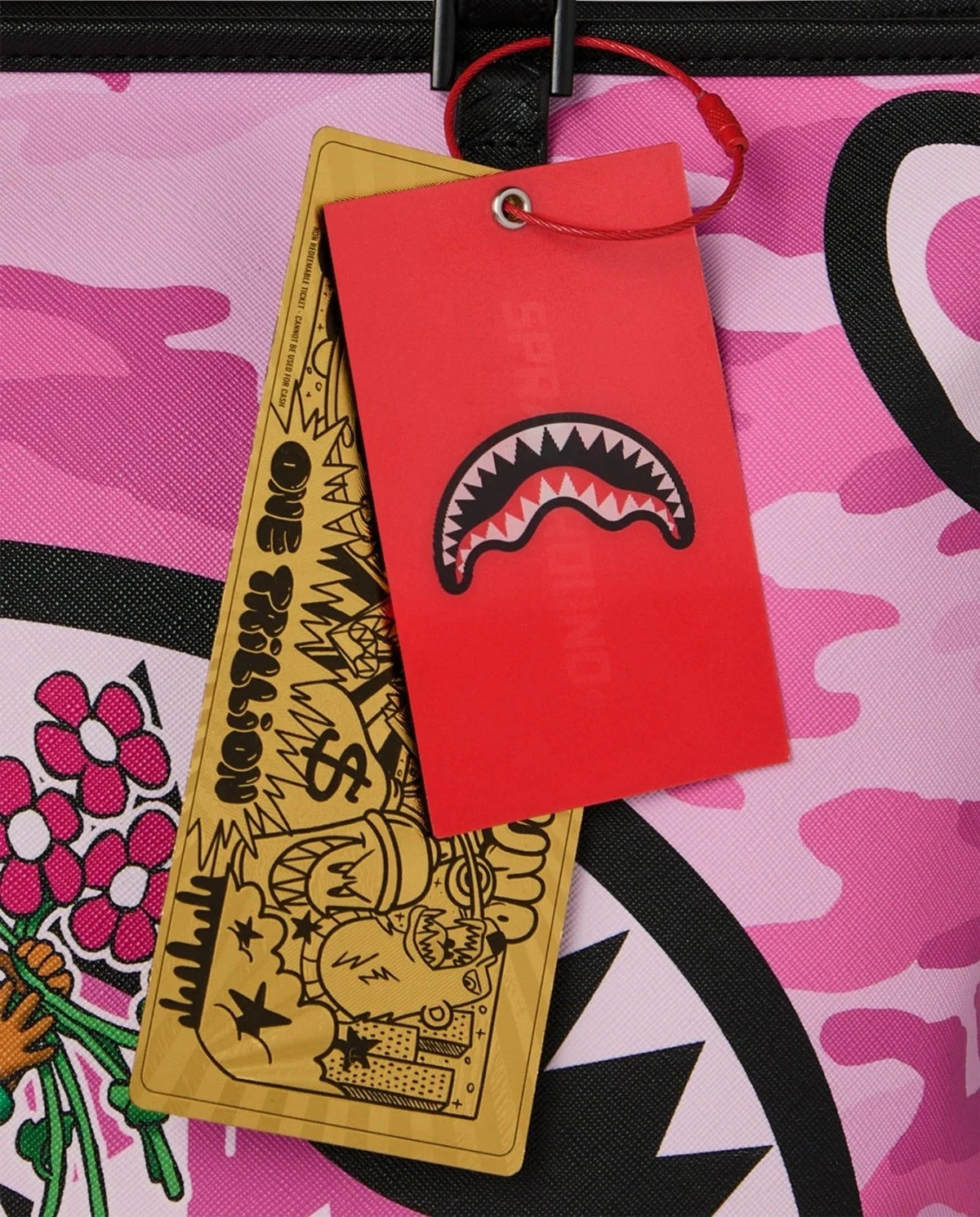 🔥🔥Sprayground Rugrats Susie Flowers Tote Bag New Pink Large Shoulder TravelBag