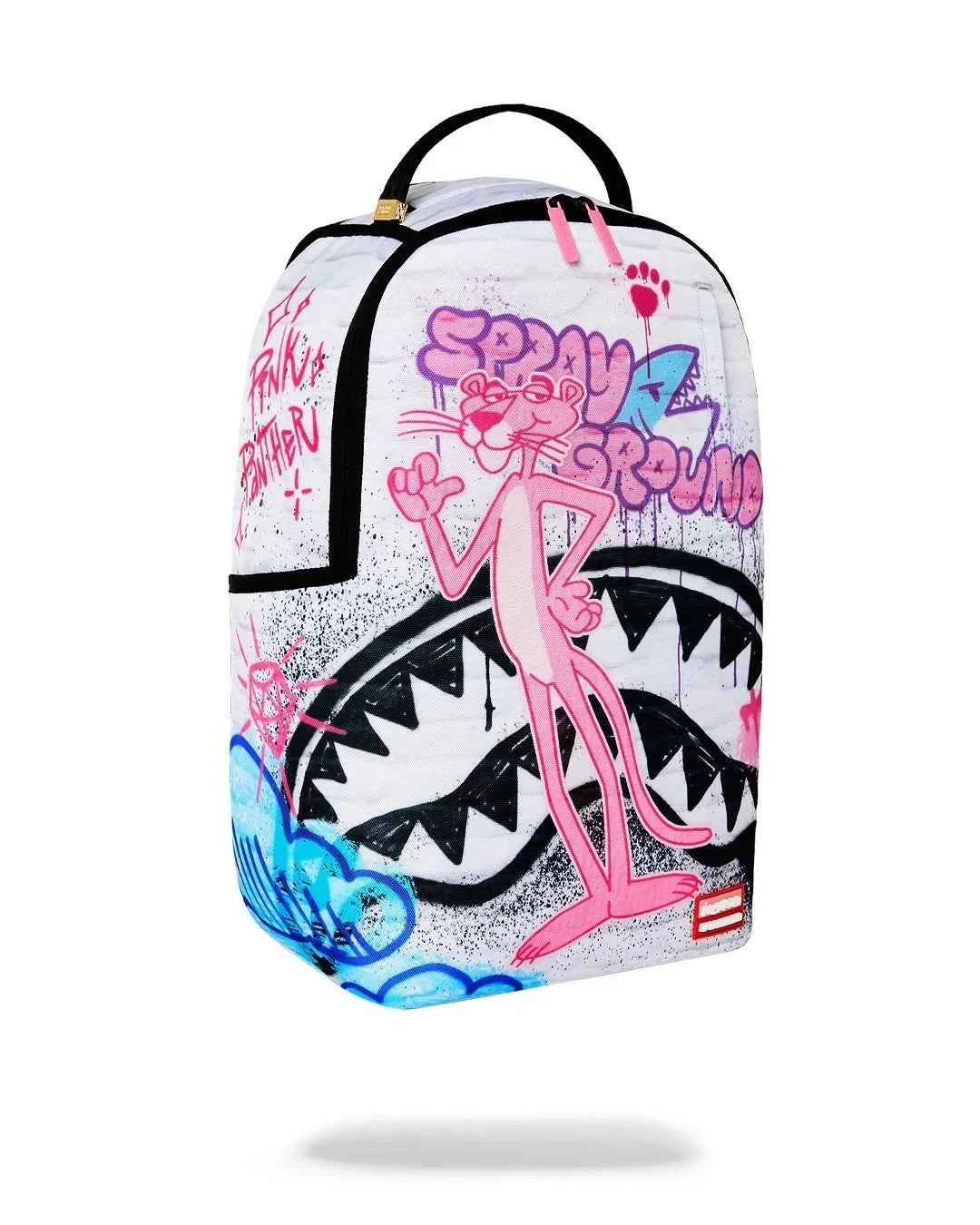 🔥🔥Sprayground Pink Panther HEIST MURAL Backpack Bookbag Large School Bag