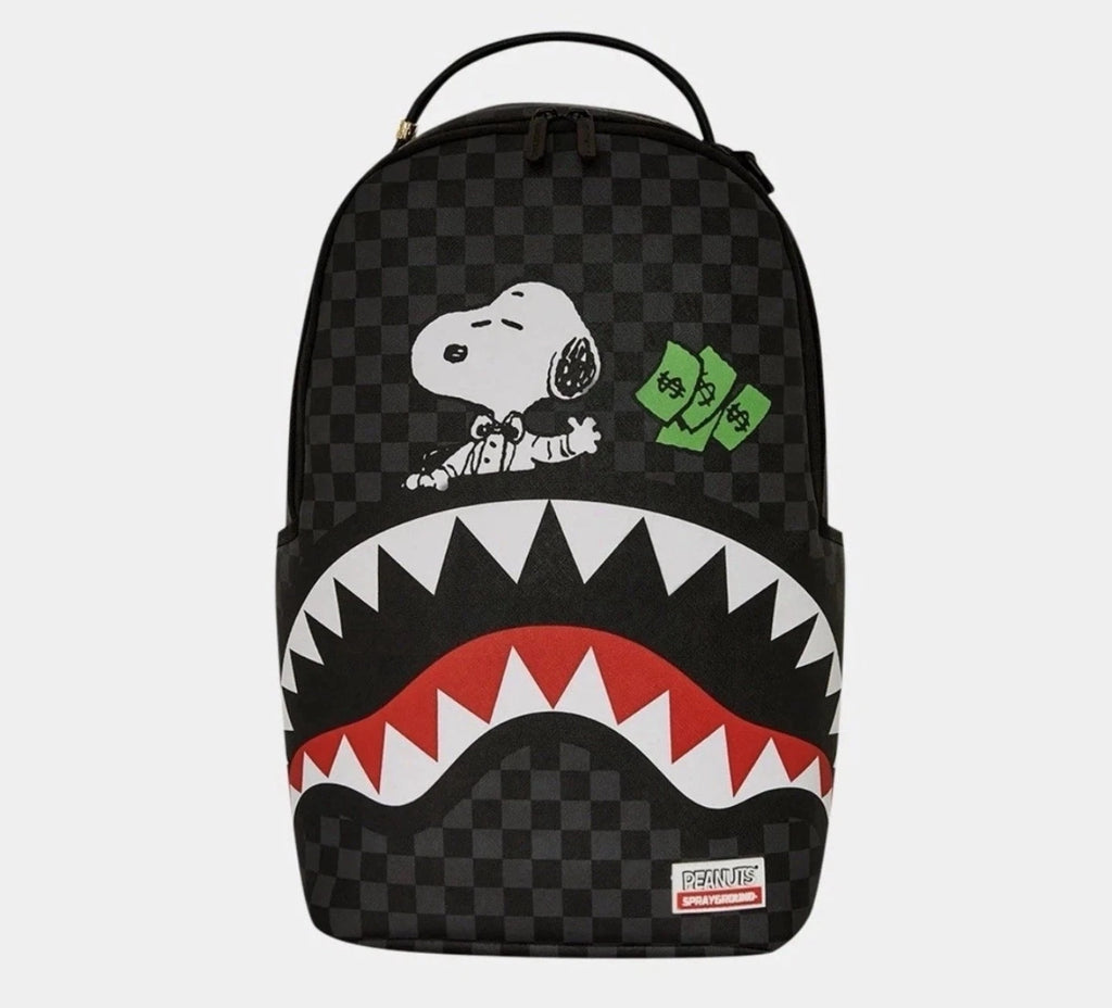🔥🔥 Sprayground x Snoopy Shark Rich Backpack BRAND NEW