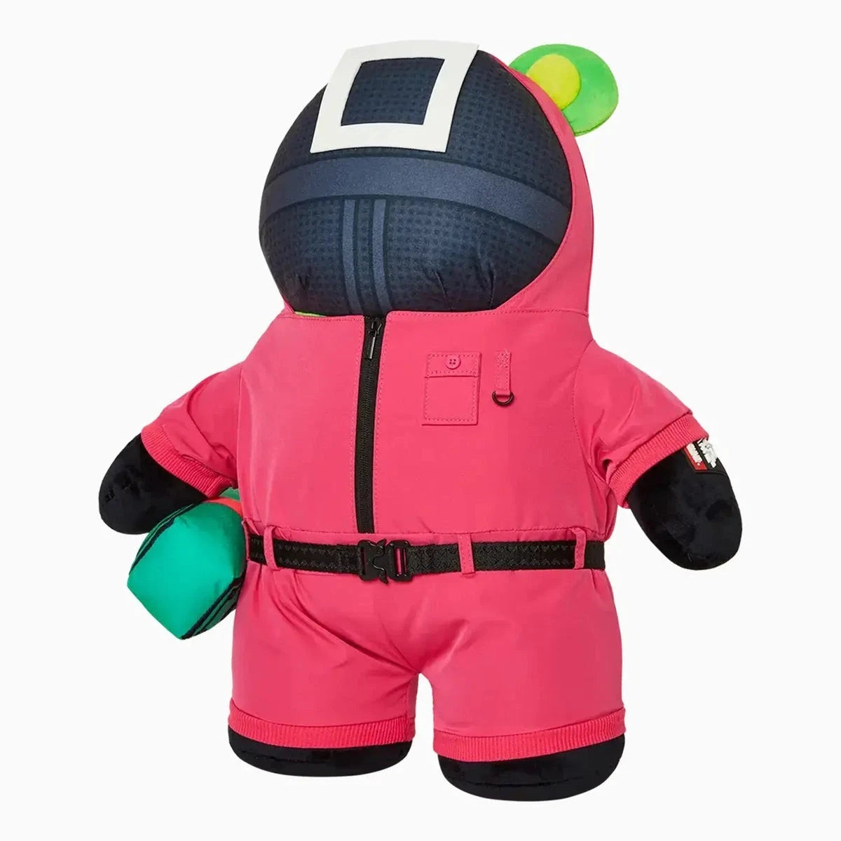 Sprayground Squid Game Worker Money Bear Backpack🔥New Pink Teddy Bear Bag
