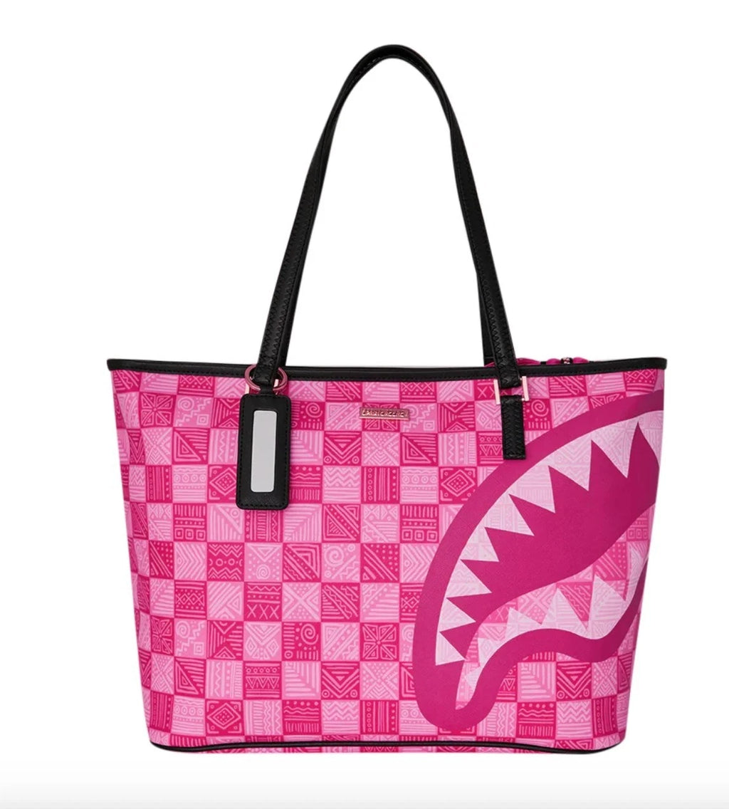 🔥Sprayground A.I. AFRICAN INTELLIGENCE THE SUNSET RESET TOTE SANDFLOWER COLLAB