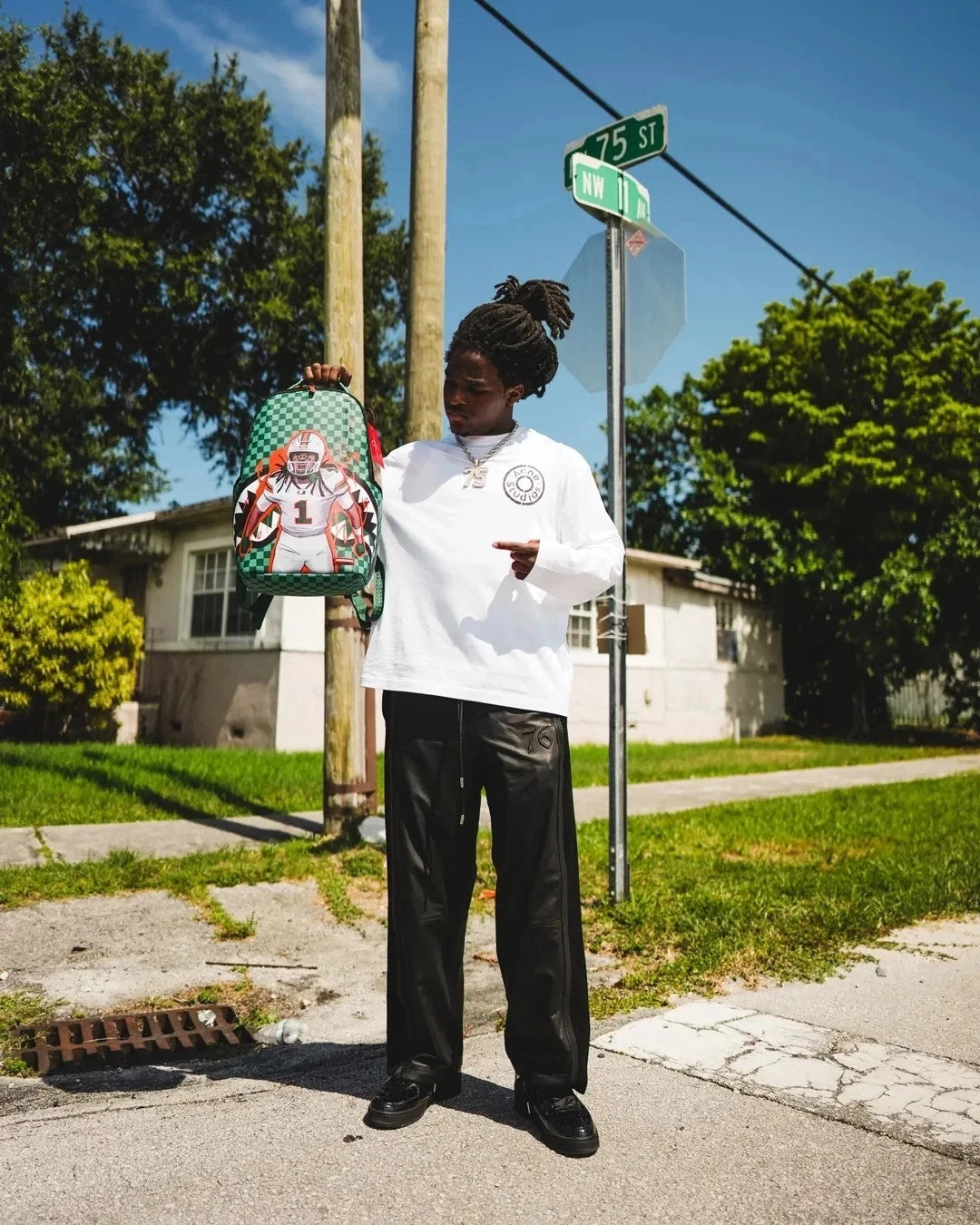 SPRAYGROUND X MALACHI TONEY BACKPACK SOLDOUT FOREVER LIKITED EDITION