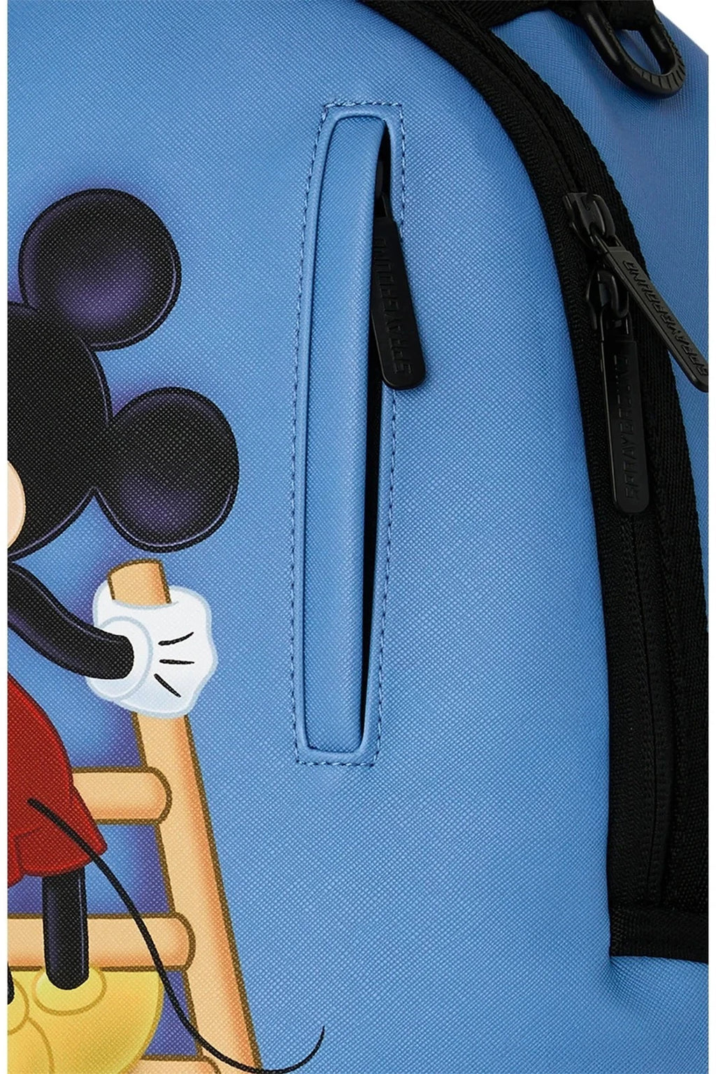 🔥🔥Sprayground x Disney Mickey Paint BackpackNew Black Bookbag Large School Bag
