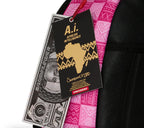 🔥🔥 Sprayground AI Pink Check Backpack New Black Bookbag Large School Bag