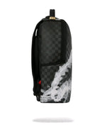 🔥Sprayground Daydream Smoke Check Backpack New Black Bookbag Large School Bag