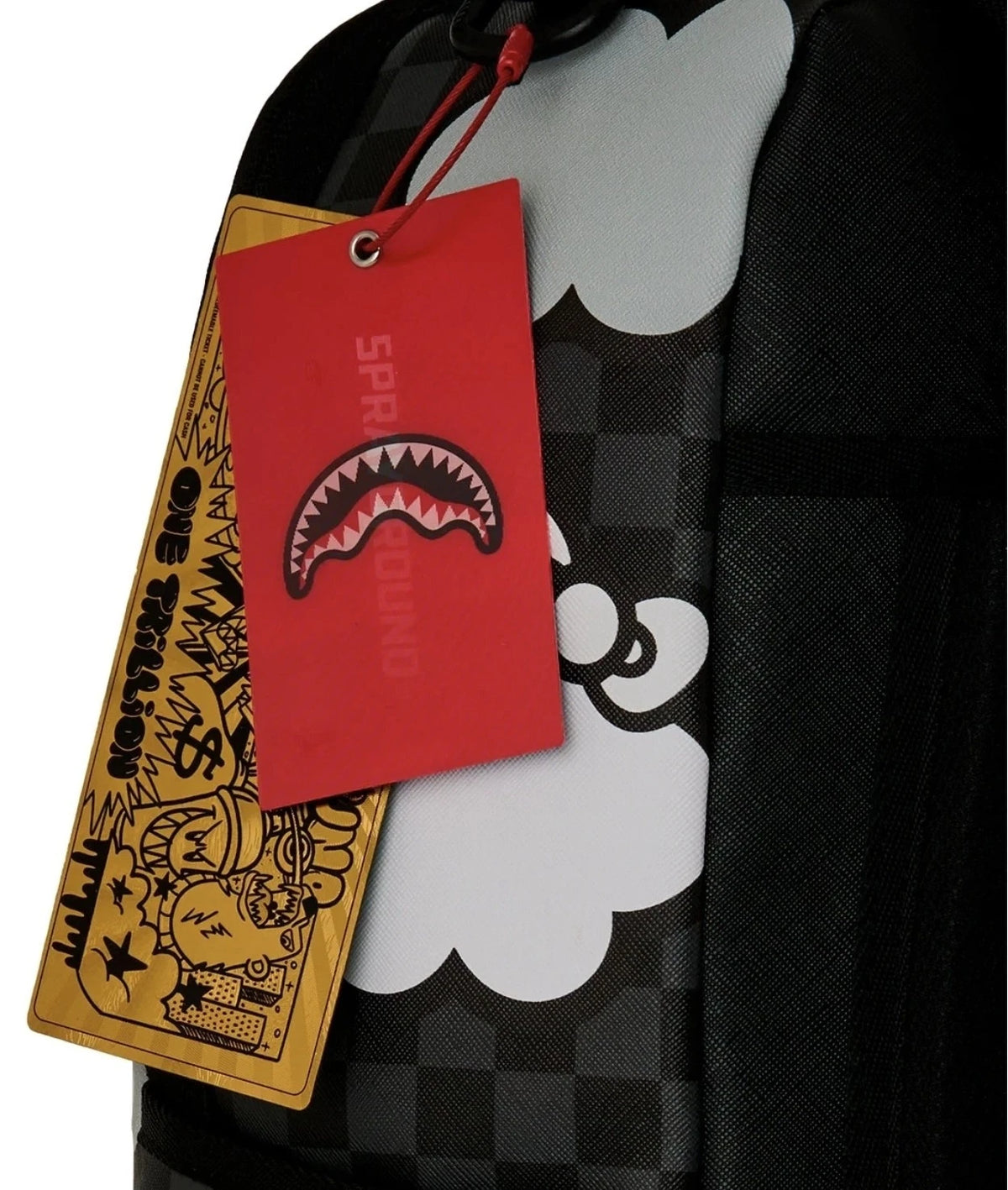 🔥🔥HELLO KITTY OFFICIAL COLLAB - BRICK WALL SPLIT SPRAYGROUND BACKPACK