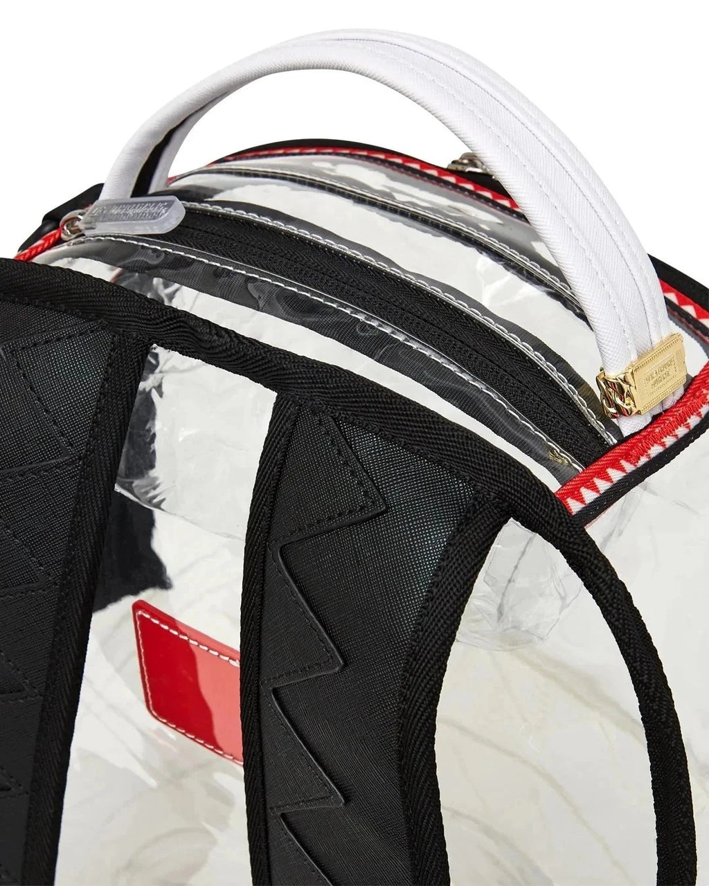 🔥🔥 FULLY CLEAR EMBOSSED BOSS BACKPACK 💥💥💥