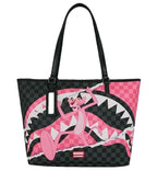 🔥🔥 Sprayground Pink Panther BREAK THRU Tote New Black Large Shoulder