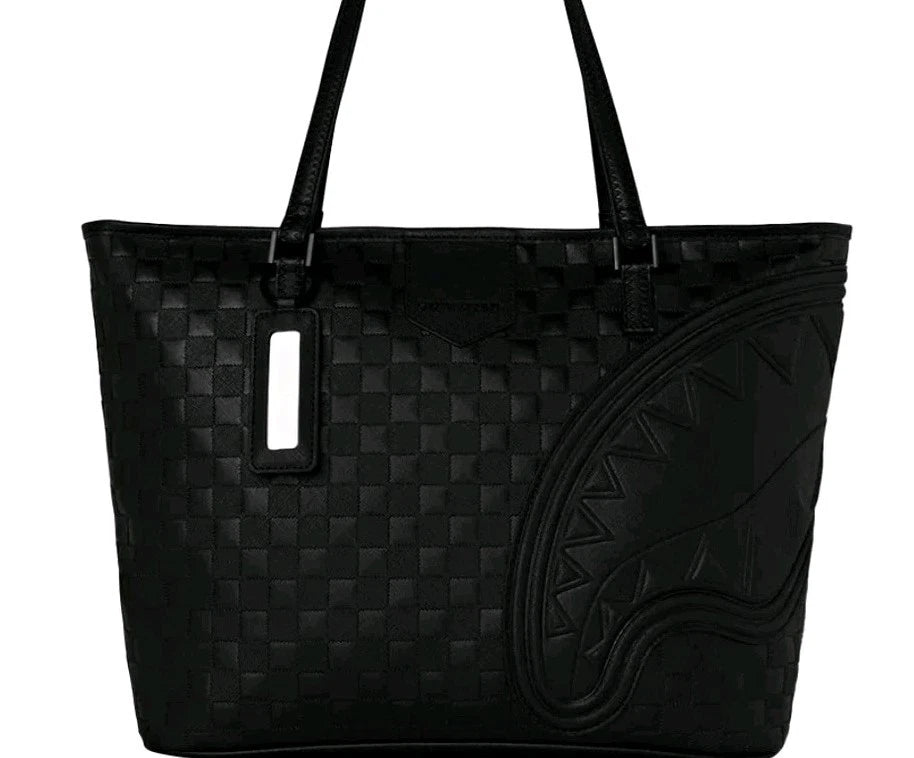 🔥🔥 SPRAYGROUND THE GHOST MAISON TOTE BLACK ON BLACK LIMITED EDITION